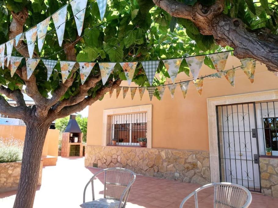 Mas Del Vent- Barbacoa, Jardin, Piscina Privada Y Vistas A Mar Villa Cunit Buitenkant foto